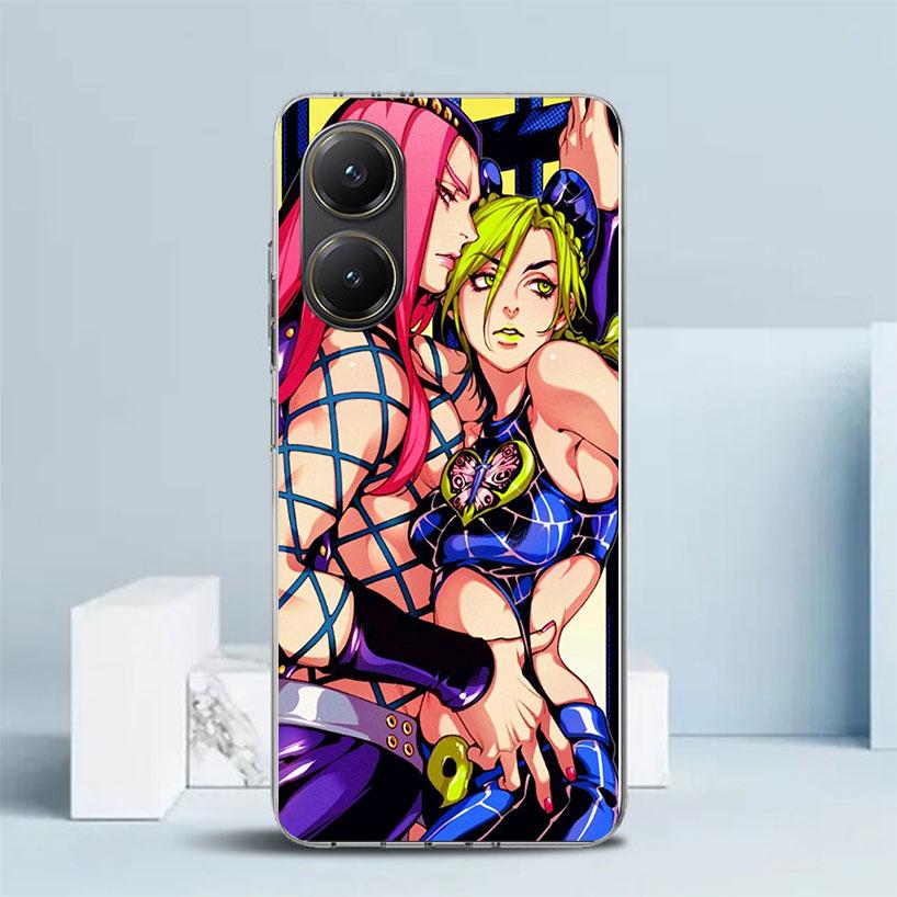 JoJo's Bizarre Adventure Jolyne Cujoh Soft Cover for Xiaomi Poco F7 Ultra X7 X6 X5 Pro M7 Phone Case Redmi 15 15C 13 13C 12 12C