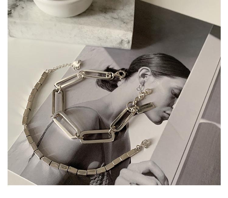 Retro Geometric Square Buckle Bracelet - Women's Minimalist Versatile Jewelry