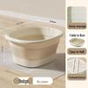 Foldable Portable Foot Bath Basin - Insulated and Over-Calf Design for Home Spa.
