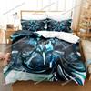 Black Rock Shooter Anime 3D Duvet Cover Bedding Set Polyester Pillowcases Quilt Cover Home Decor For Teens Gift Twin King Queen