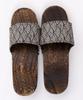 KYOETSU Geta Sandals with Japanese Burnt Paulownia Wood Men's Patterns, (7)