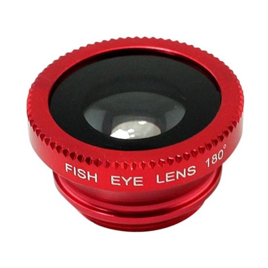 3 in 1 Mobile Phone Fish Eye Super Wide Angle Macro Camera Lens Kit with Clip