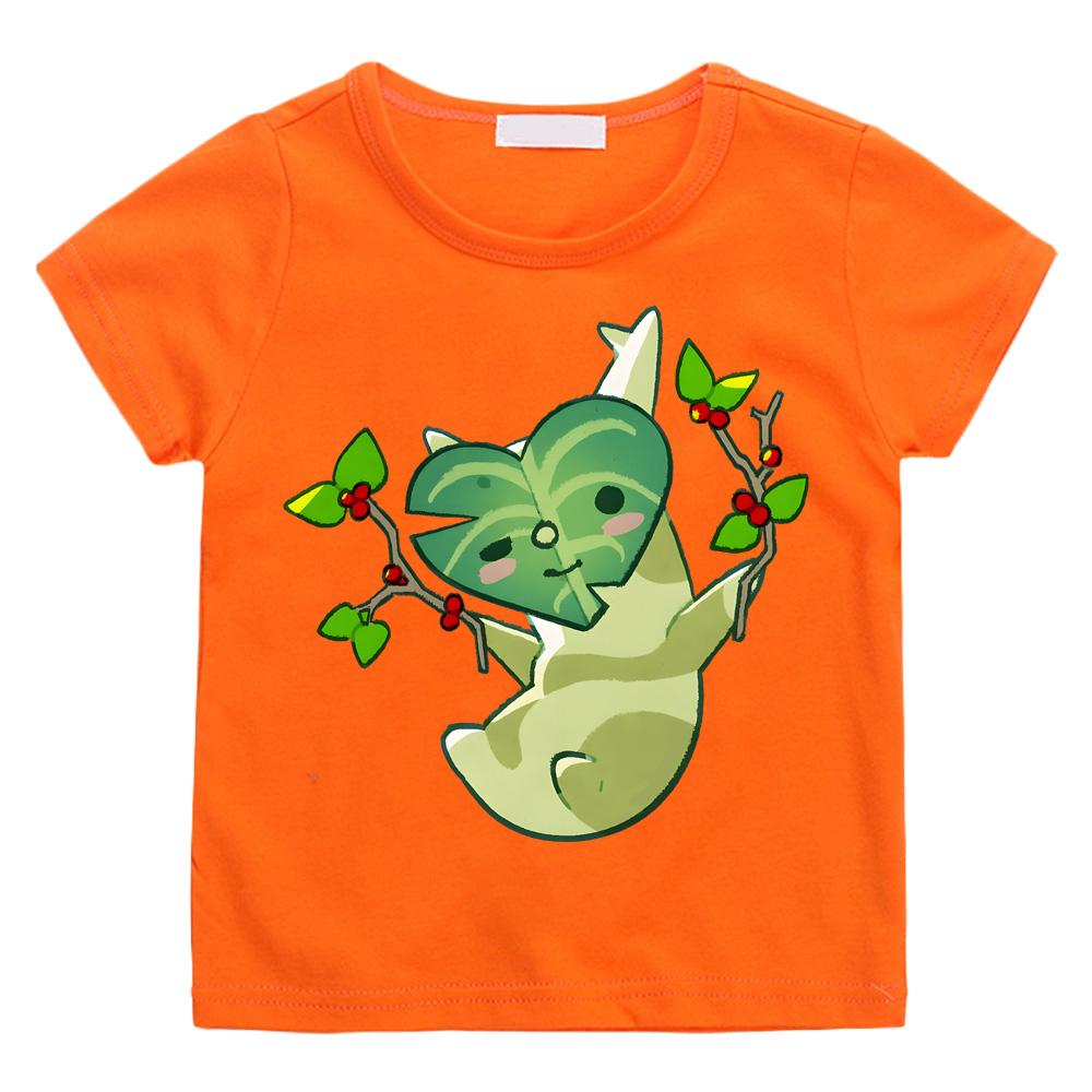 Korok BOTW  Kawaii Cotton T-shirts 2026new Style High Quality Short Sleeve BoysGirls Children T Shirt Graphic Printing Camisetas