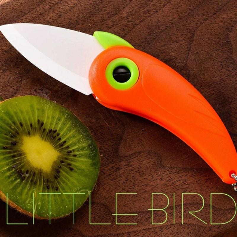 Mini-Klinge aus Keramik, Pare-Schäler, Taschen-Falzmesser, geschnittene Scheibe, Picknick, Obst, Besteck, Vogel, Gemüse, Küche, Tasche, Box