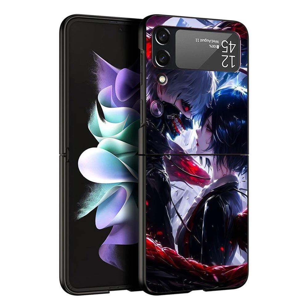 

G-Ghoul Tokyo Touka Kirishima Black Phone Case For Samsung ZFlip7 ZFlip6 ZFlip5 ZFlip4 ZFlip3 5G Hard Protective Galaxy Z Flip 3 Samsung Z Flip 6