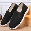 Cloth Shoes Men's Breathable Canvas Shoes Casual Round Head Beef Tendon Sole Shoes Men's Lasagna Soft Sole Tire Sole Shoes