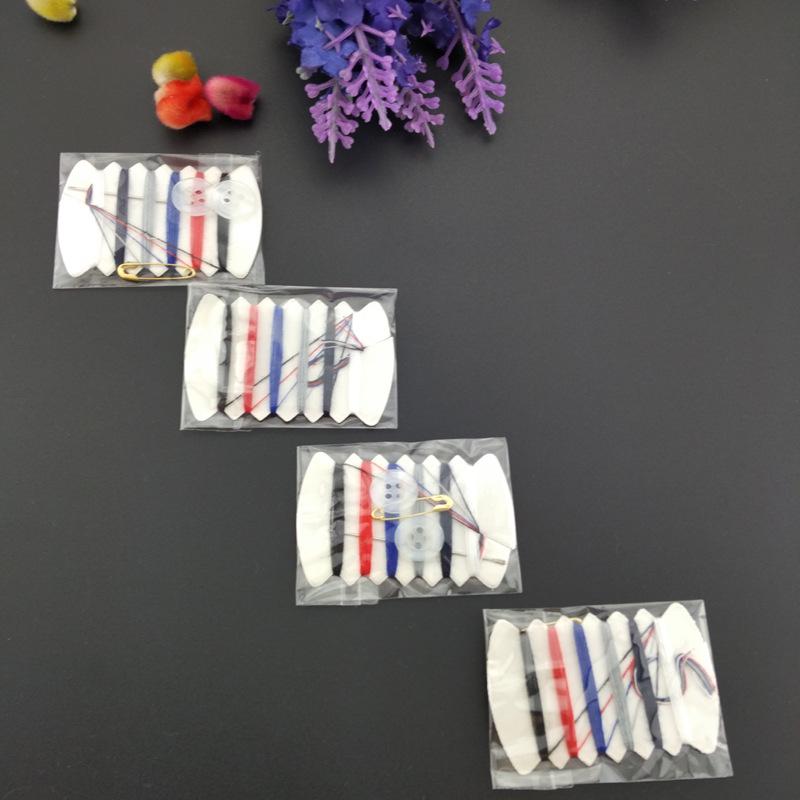 20Pcs/Lot Sewing Kit Includes Needles Thread Buttons and Pins Suitable for Travel and Home Use Kit for Hand Sewing Hotel Bags