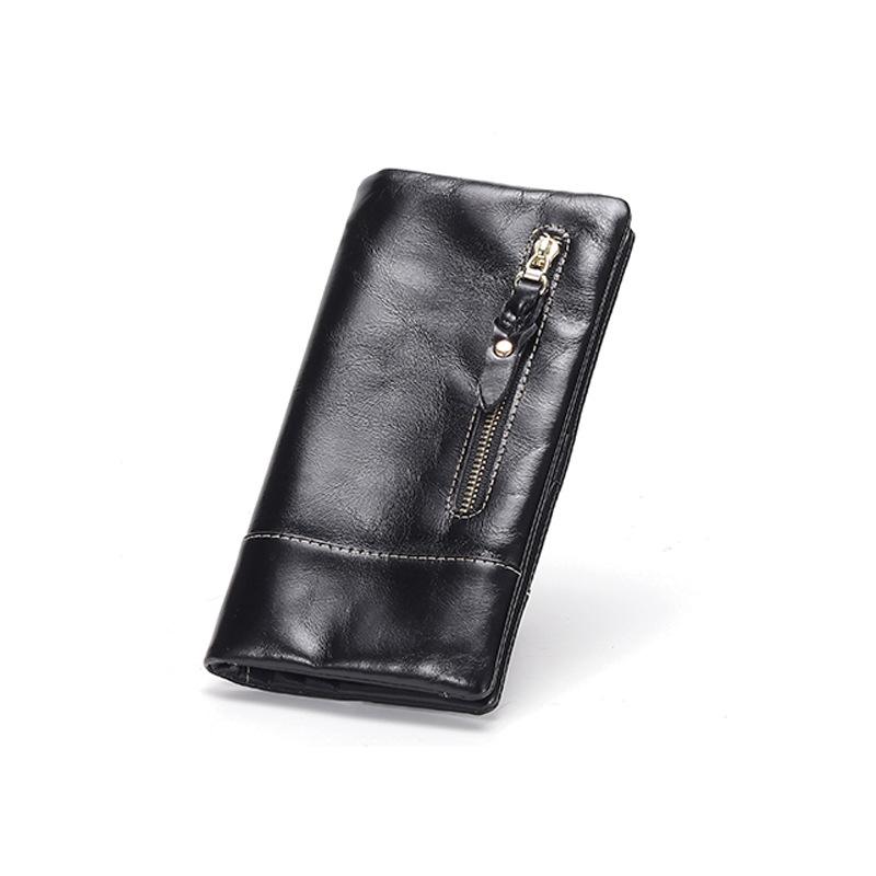 Simple Wallet Women's 2024 New Long Clip Niche Design High-end Exquisite Women's Folding Long Girls Card Bag