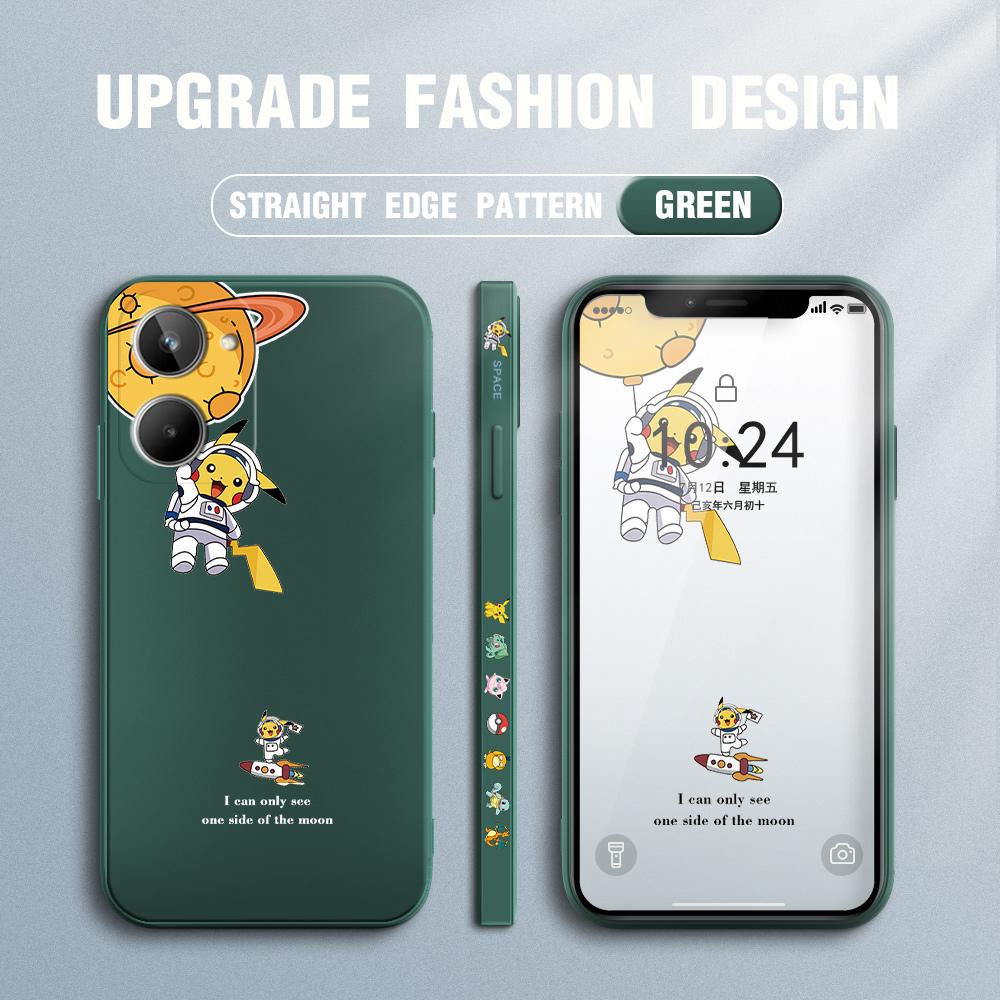 Cute Cartoon Astronaut Phone Case for iPhone 15 14 13 12 11 Samsung Galaxy S23 S22 A52 A52S Soft Full Protection Square Liquid Silicone Cover