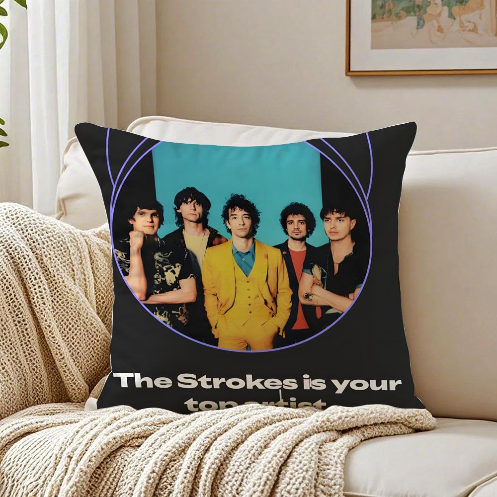 Music IndieRock The SStrokes Cushion Cover Pillowcase Antidustmite living Room Sofa Decor Cushion Room