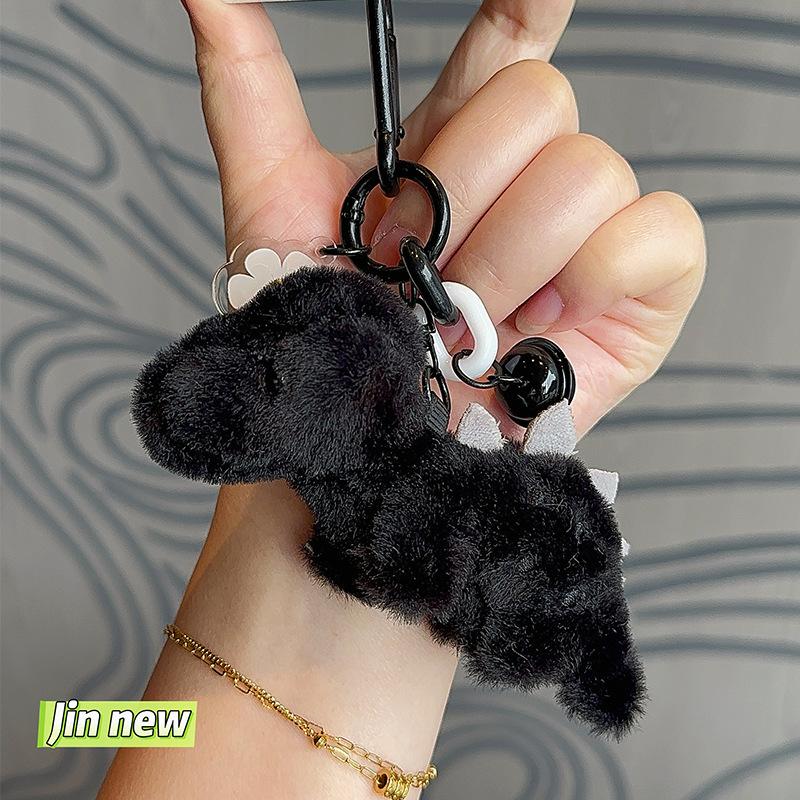 Colorful Dragon Animal Pendant Keychain Bag Plush Decor Accessories Dolls Pendant Gifts