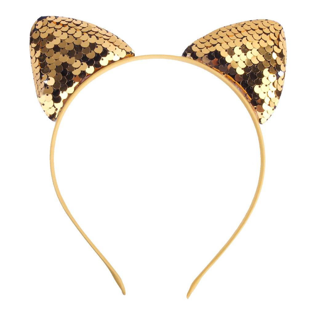 Sequin Cat Ears Headband for Kids - Cute DIY Fabric Hair Accessory