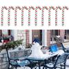 Front Door Garden Fence Outdoor Christmas Decorations Inflatable Candy Canes 7.5cm Thick Playful Touch Easy To Install