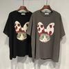 T-Shirt Damen Baumwolle Sommer Lässig Große Größe Locker Rundhals Pullover Kurzärmelige Oberteile