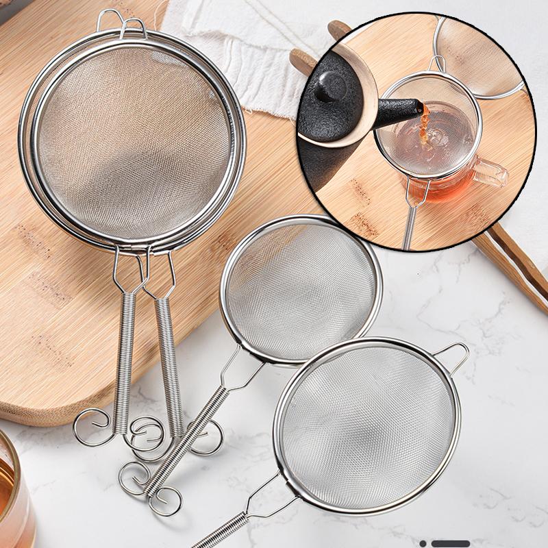 Stainless Steel Tea Strainer Filter Scoop Z700 With 304 Mesh And 201 Handle For Loose Leaf Tea