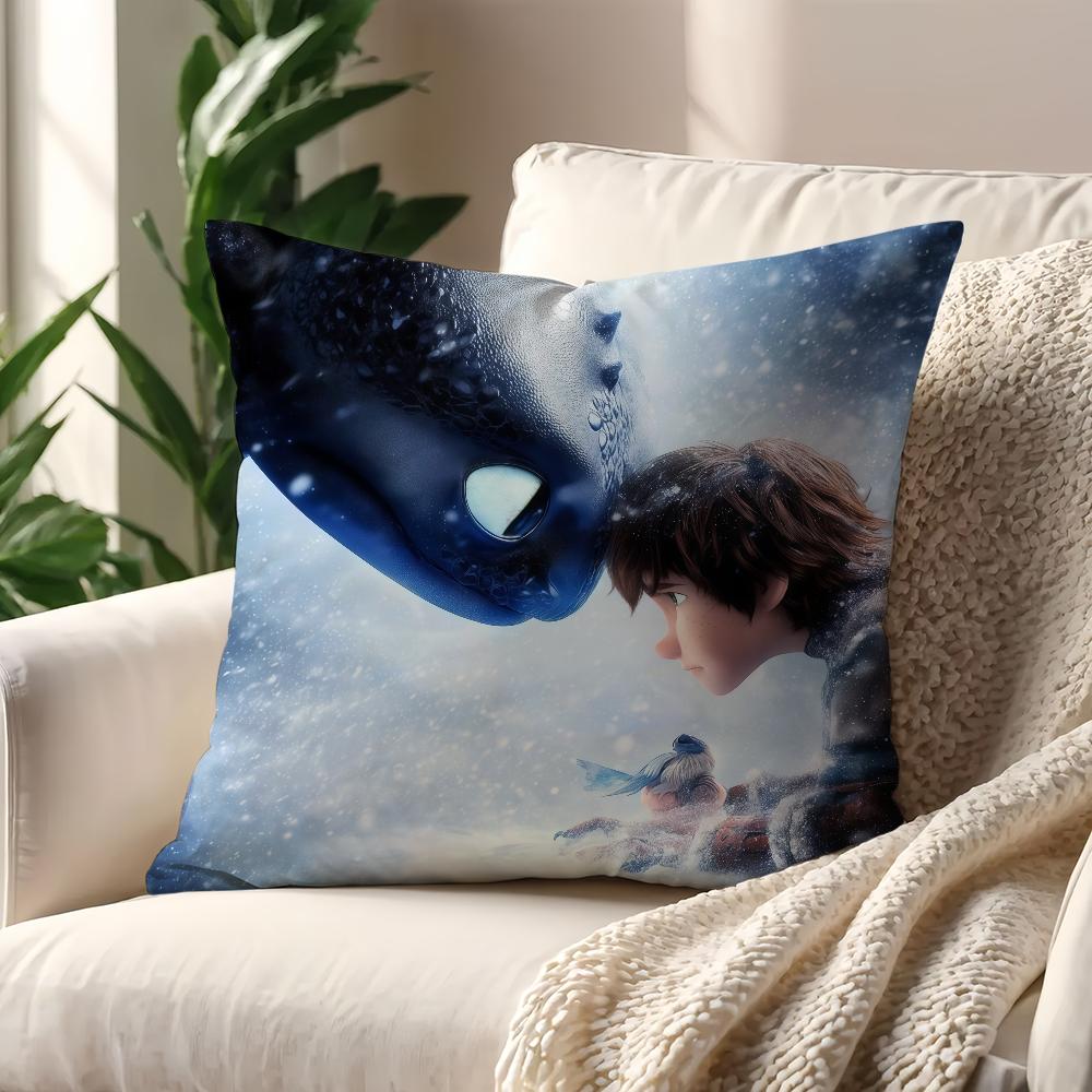 How to T-Train Your D-Dragon cushion cover Decoration Room Shop Car Home Office Coffee Pillow Sofa Printing Nordic Simplicity