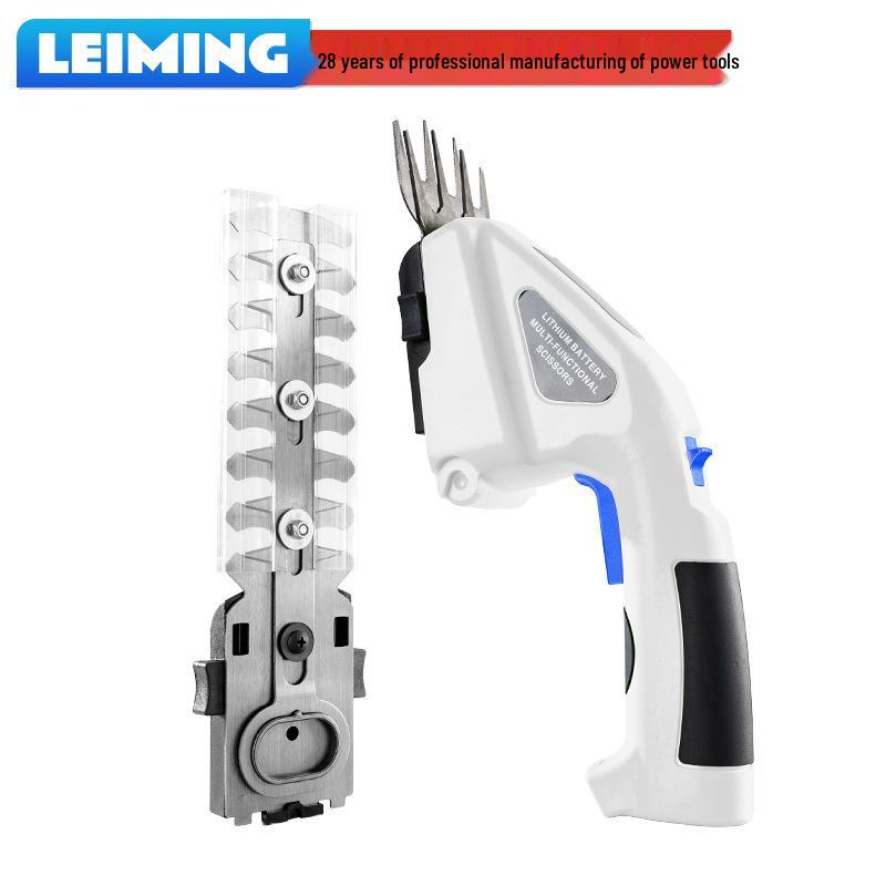 Высокомощный, одноручный, на литий-ионном аккумуляторе триммер для живой изгороди и секатор Lei Ming