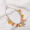 New Trendy European and American Accessories Beach Chain Conch Starfish Shell Necklaces Sweater Chain Collar Chain