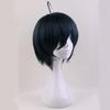 Anime Danganronpa V3: Killing Harmony Saihara Shuichi Krátká paruka Cosplay Kostým Dangan Ronpa Tepelně odolné vlasy Muži Paruky