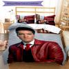 Elvis 3pcs Bedding Set Duvet Cover Closure Includes 1 Duvet Cover & 2 Pillowcases for All Seasons Bedroom Home Dorm Decor