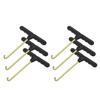 6pack Carbon Steel Spring Replacement Tool Trampolines Spring Pullers Clip for Trampolines Assembly with Antislip Handle