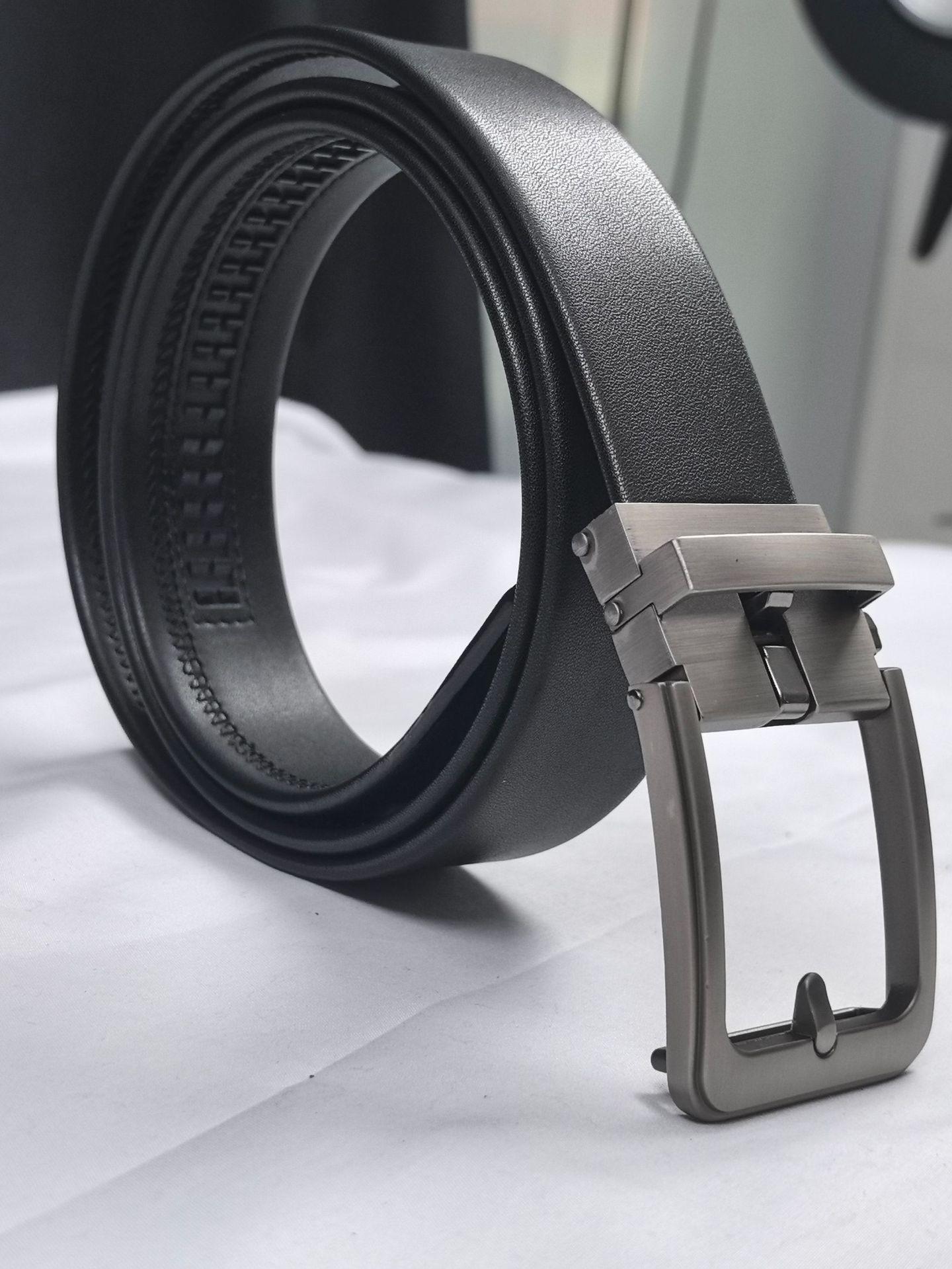 Мужская высококачественная автоматическая пряжка для ремня из стального сплава серебряный