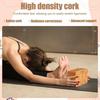 High-Density Cork Yoga Bricks for Adults - Dance Practice, Yoga Stretching & Leg Pressing Aid