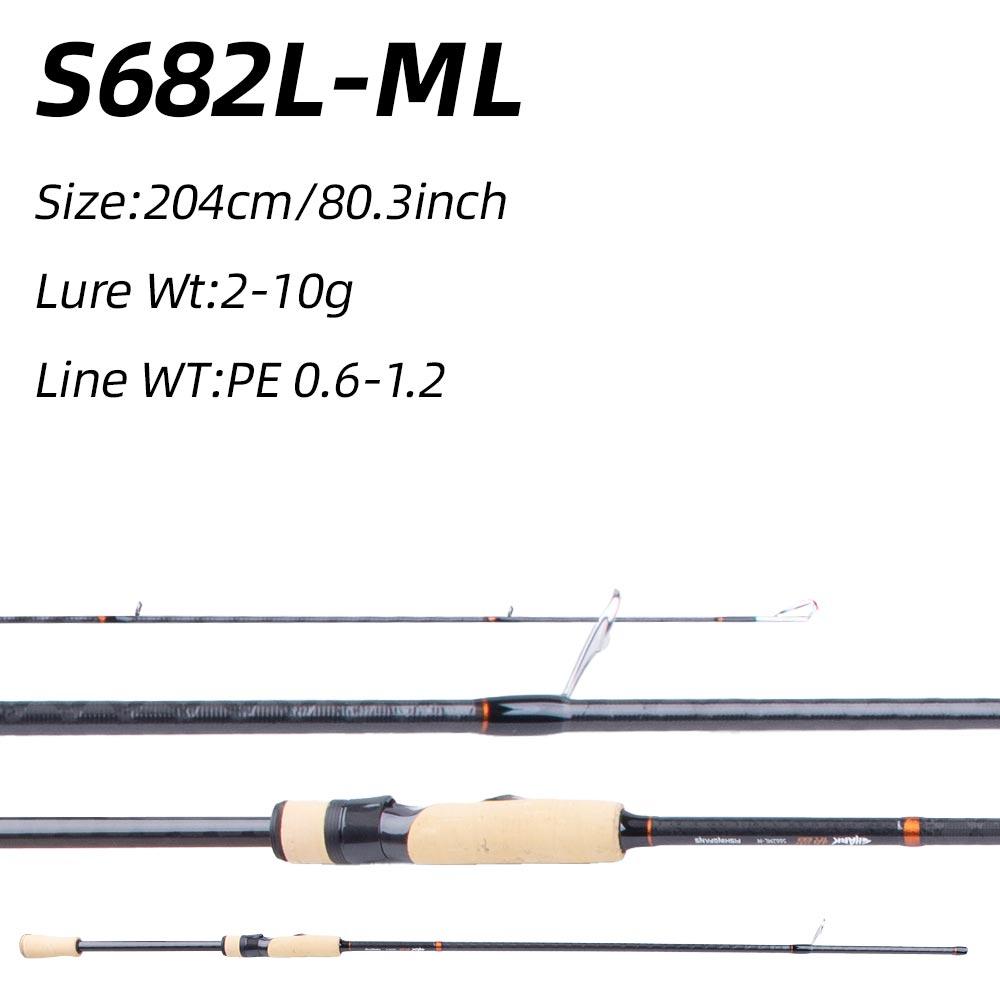 Portable Long-casting Lure Rod Super Fast Action Fishing Rod CORK HANDLE 4 AXIS TORAY CROSS CARBON SPINNING CASTING SEA BOAT BASS CRAPPIE FISHING ROD
