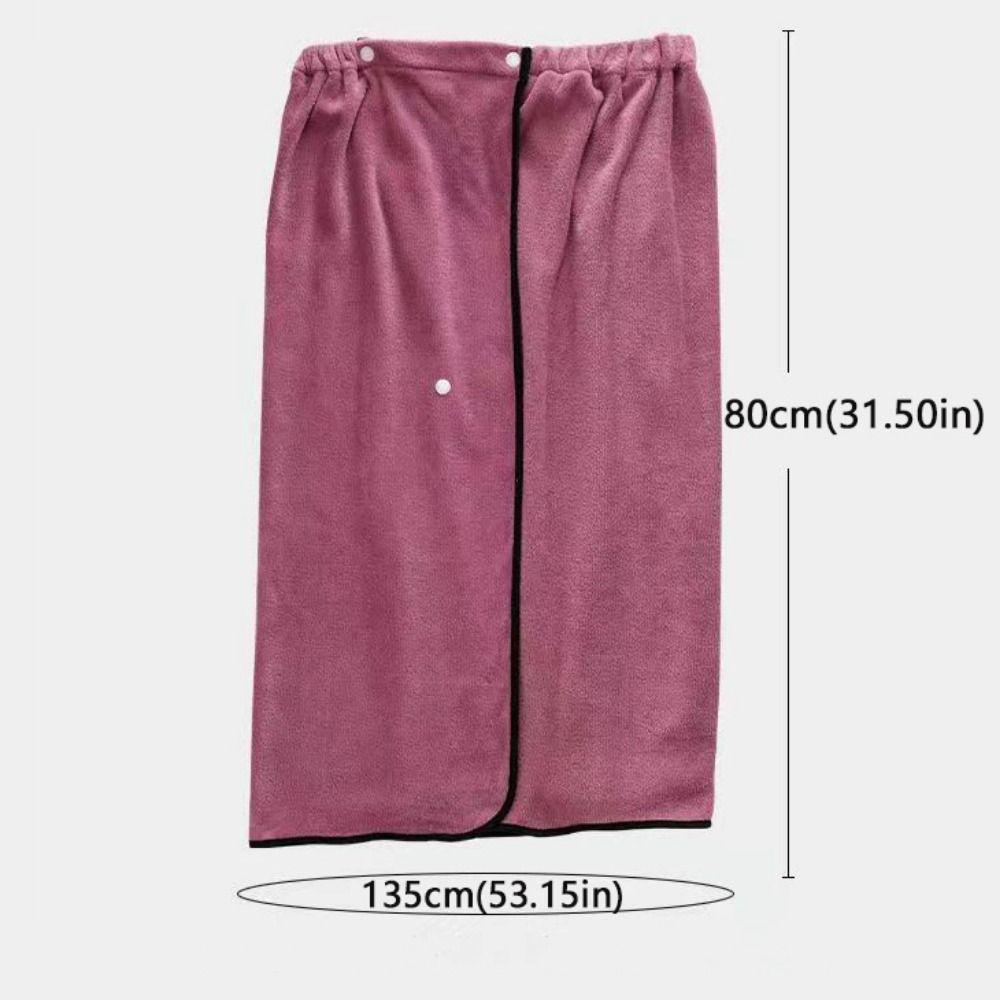 Microfiber Bath Skirt Cartoon Wrap Shower Skirt Beach Towel Spa Bathrobes  Lady
