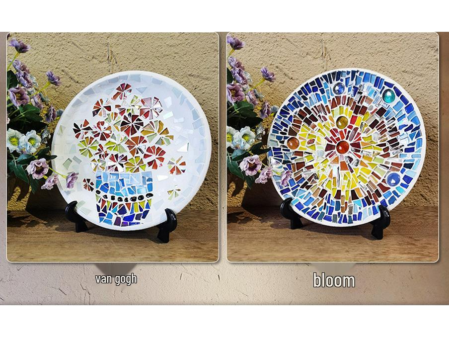 DIY Mosaic Plate Kit: Team Building, Children's Gifts, Parent-Child Educational Decor, Ornaments & Toys.