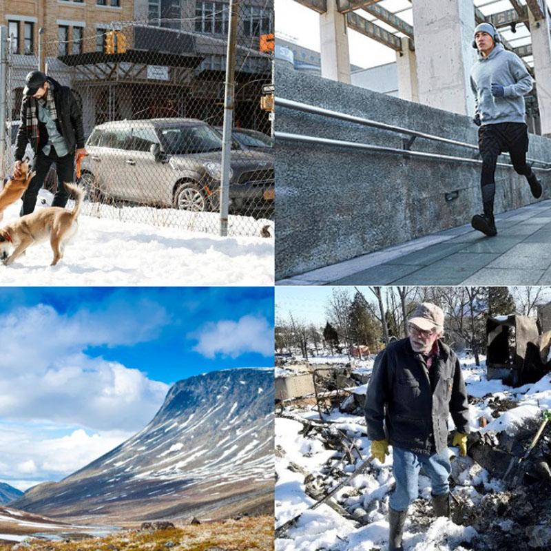 Men Autumn Winter Hat Outdoor Thick Warm Adjustable Earmuffs Baseball Cap