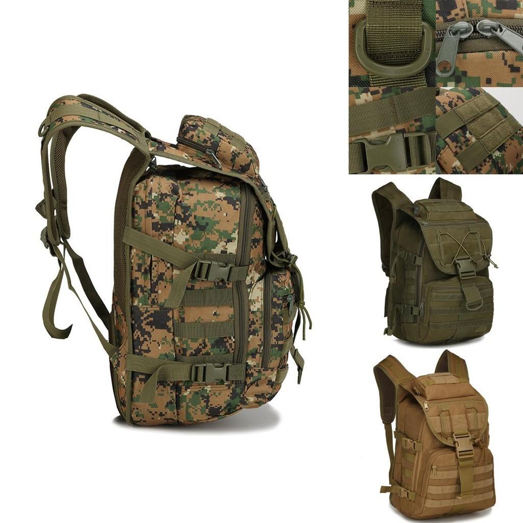 Durable 40l Outdoor Military Tactical Backpack With Adjustable Straps And Waist Protector