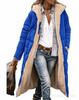 Slim Fit Double Sided Hooded Cotton Cardigan Jacket Long Sleeve Solid Color Coat