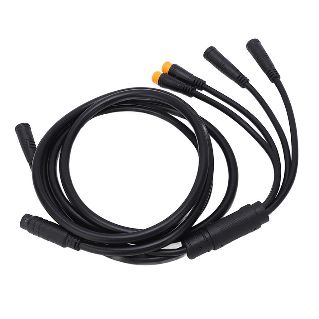 1 To 5 Electric Bike Cable Plastic Rubber Lithium Battery Cable Connectors Connect Controller Lamp