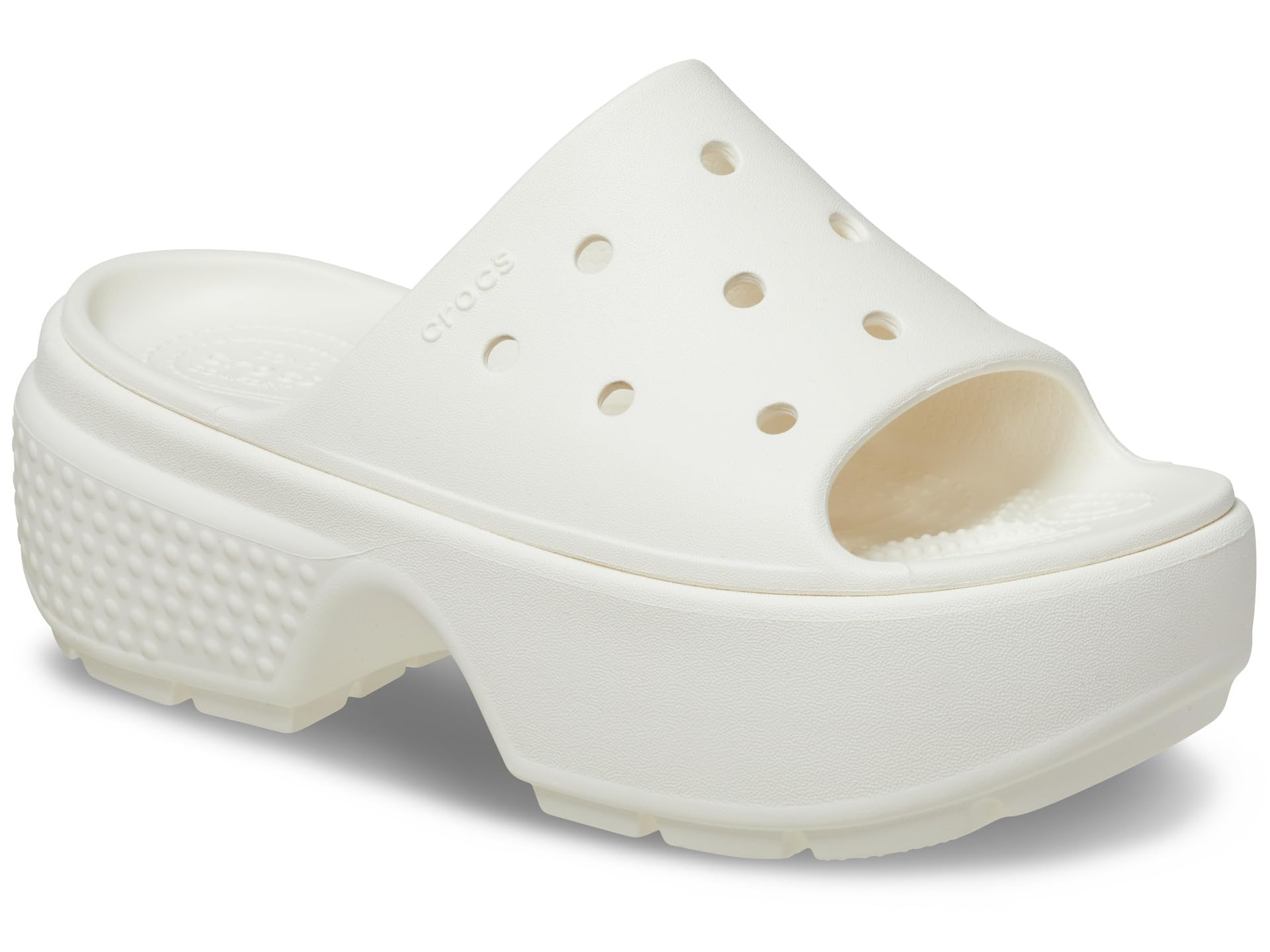 Crocs Stomp Slide Sandal 209346-0WV (Кремовый/25.0/Женский)
