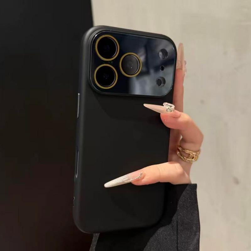 Applicable to iPhone17 liquid silicone mobile phone case Apple 16promax anti-drop full bag with lens film protective case