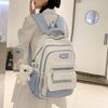 Schoolbag Girls Large Capacity Backpack Junior High School Student 1011 College Style School Bag Elementary School Student Leisure Fashion Travel