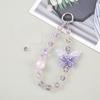 Short Butterfly Beaded Phone Charm Bag Pendant Ins Style
