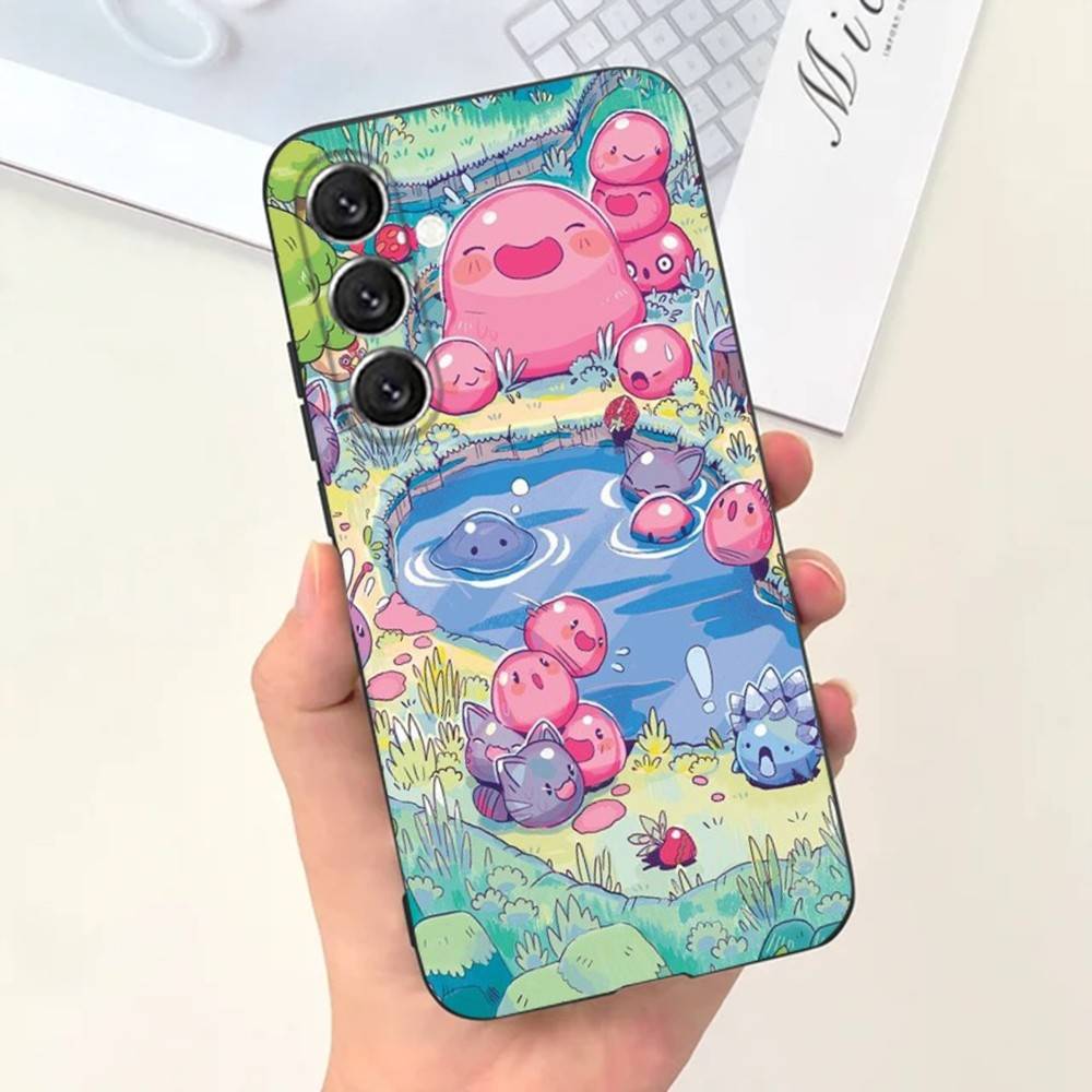Game S-Slime Rancher Phone Case Phone Case For Samsung S25,S24,S21,S22,S23,S30,Ultra,S20,Plus,Fe,Lite,Note,10,9,5G Black Cover