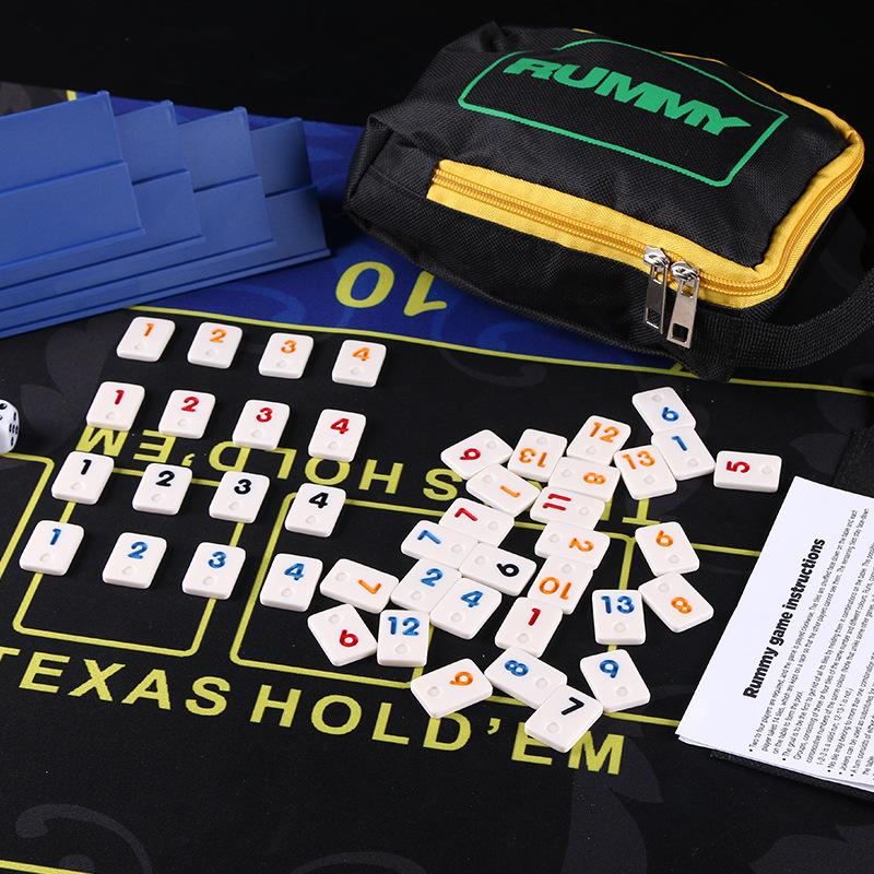 Travel Rummy, Rummikub, Rummybrix, Mahjong - Casual Party, Table Games, Pull Games, Chess, Number Pairing Game, Travel Game