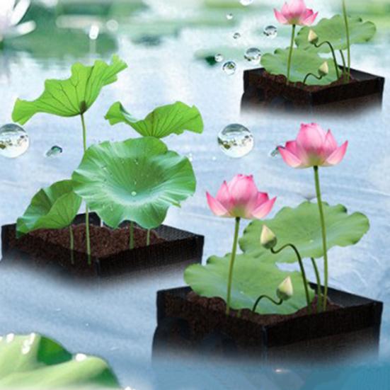 Mesh Pond Plant Basket Aquatic Plant Grow Bag Reusable Large Planter Pots with Handles for Growing Water Lilies Lotus Aquatic Plants