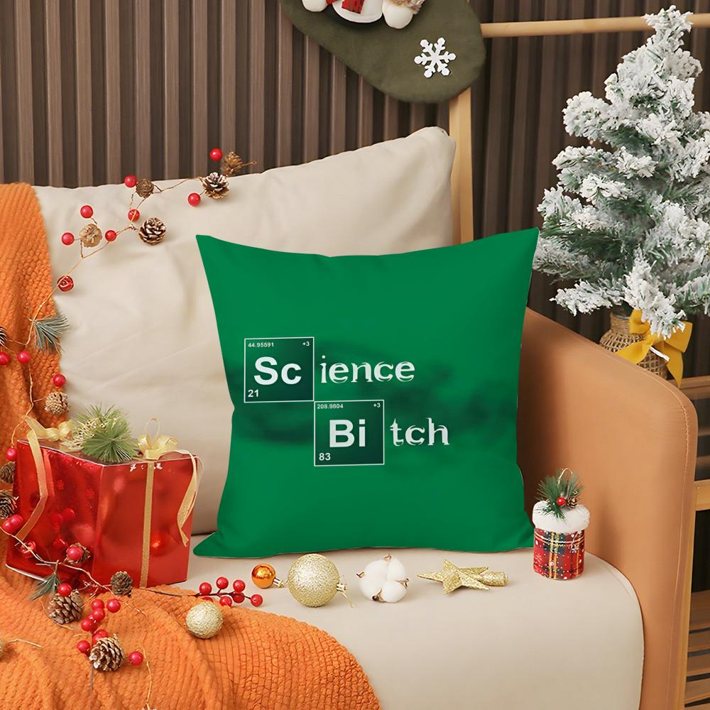 Classic TV B-Breaking b-Bad Pillow Case Anti-dustmite Pillow Invisible zipper silky short plush Sofa cushion cover