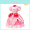 Super Mario Prinsesse Peach Tegneserie Rollespil Kostume Halloween Cosplay Kjole