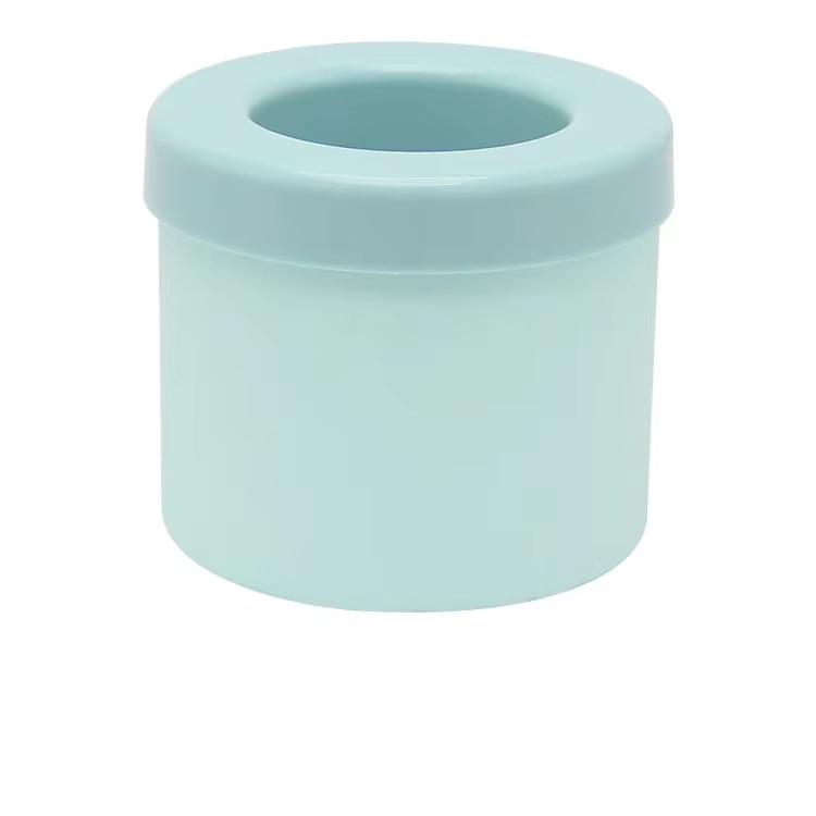 Silicone Ice Cup Mold, Cylinder Ice Cube Maker, Easy Release Freezer Ice Mold for Cocktails & Iced Drinks