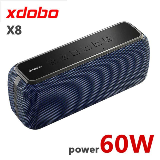 

100% XDOBO X8 Bluetooth-динамик большой мощности 60 Вт Беспроводная колонка Водонепроницаемый сабвуфер DSP Музыкальный центр с голосовым помощником 6600 мАч