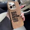 Inspirational Slogan Silicone Protective Phone Case For iPhone 16 Pro Max 15 14 13 12 11 XS X XR 16 Plus Shockproof Bumper Cover