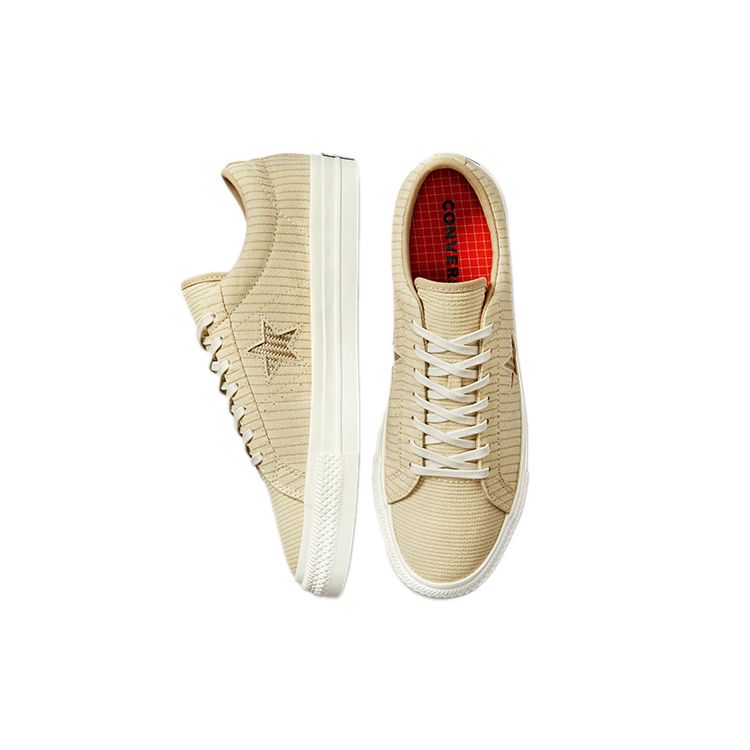 Converse One Star 'Mellow Mild - Biscotti' Grey Unisex Lifestyle Shoes 171553C