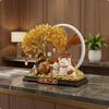 Welcoming Cat Figurine Statue Opening Gift Fortunate Wealth and Prosperity Auspicious
