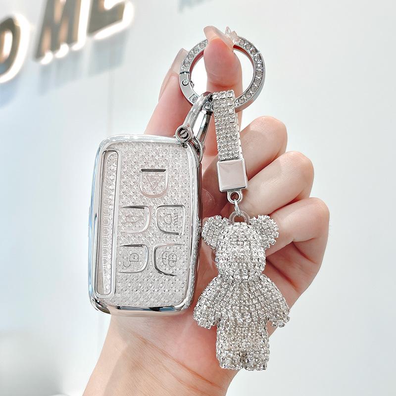 TPU Car Remote Key Cover Case Holder shell Styling Fob For Land Rover New RangeRover Sport Evoque Freelander Velar Discovery LR5
