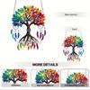 Acrylic Dream Catcher Series, Waterproof and Scratch-proof, Acrylic Indoor and Outdoor Atmosphere Decoration Pendant